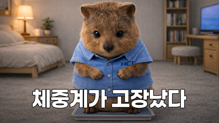 내가 살이 찐 게 아니고